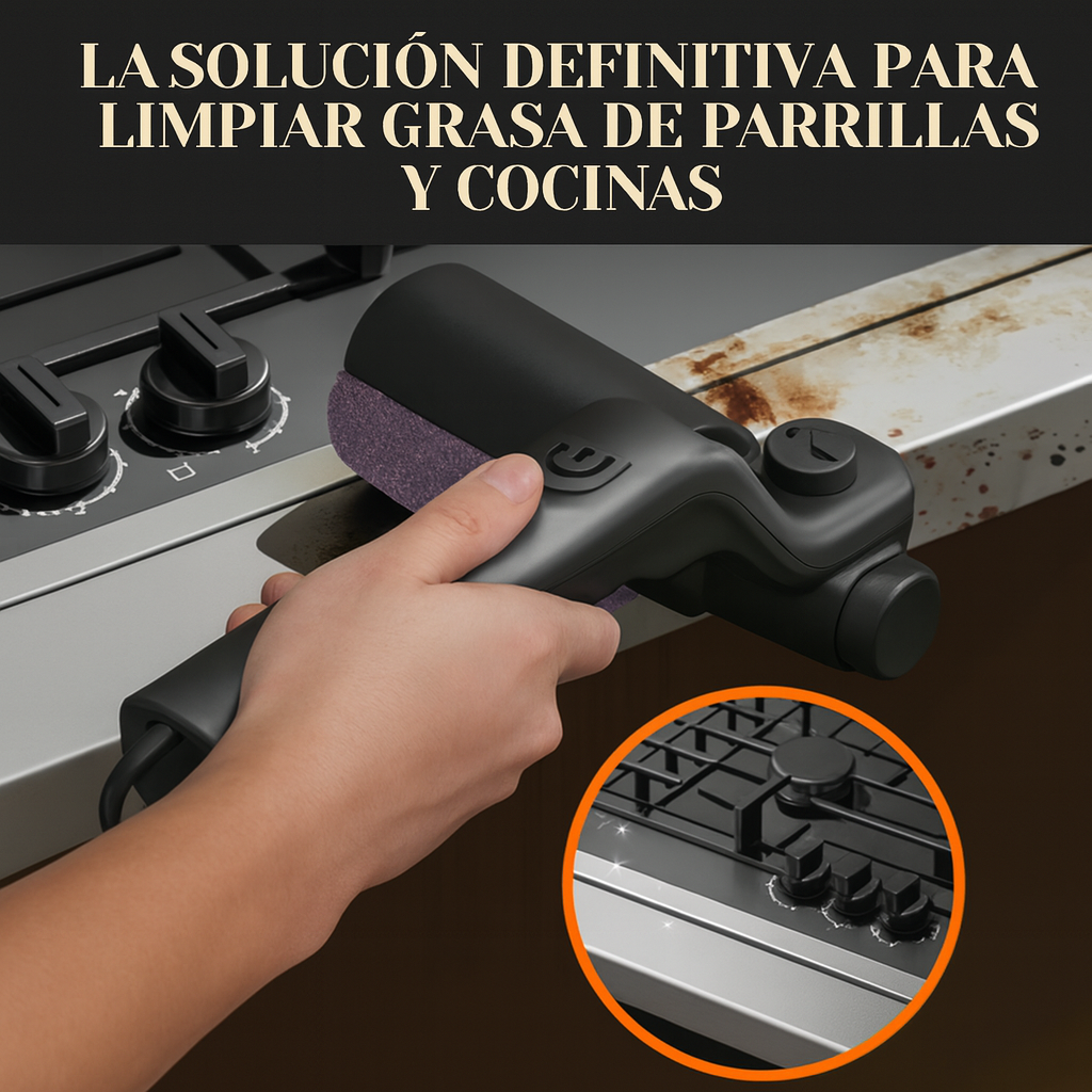 🔥 El Cepillo Eléctrico que Limpia tu Parrilla en Minutos – POWER GRILL CLEANER™
