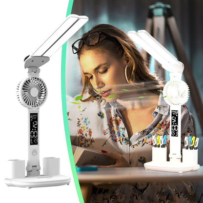 LumiVent™ Lámpara Led De Mesa  Ventilador