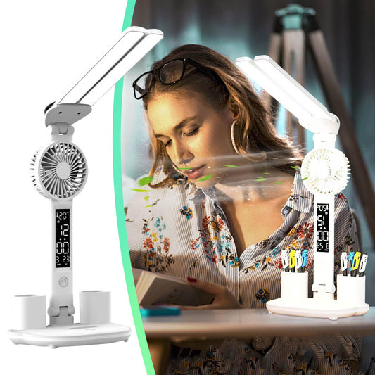 LumiVent™ Lámpara Led De Mesa  Ventilador