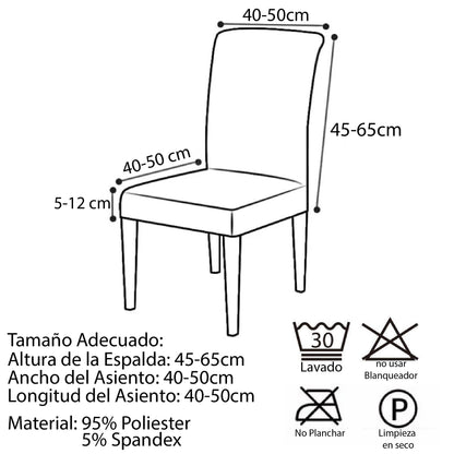 Forro Protector Individual Silla Comedor
