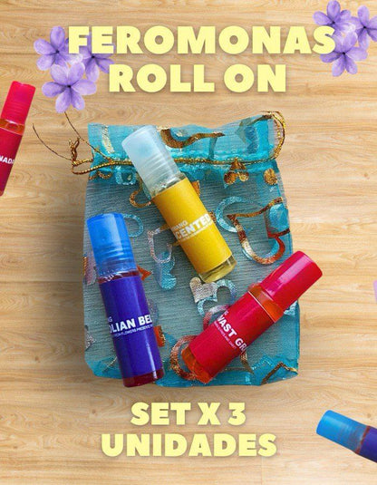 ROLL - ON PHEROMONAS SET X 3