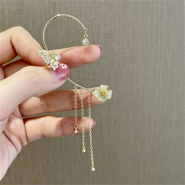 ✨ Pendientes de Mariposa con Circonita AAA – Elegancia Diaria✨