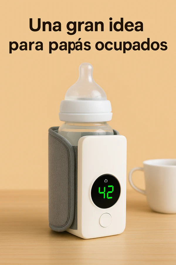 ✨ WarmyBaby – Calentador Portátil de Biberones con Pantalla LED 🍼🔥