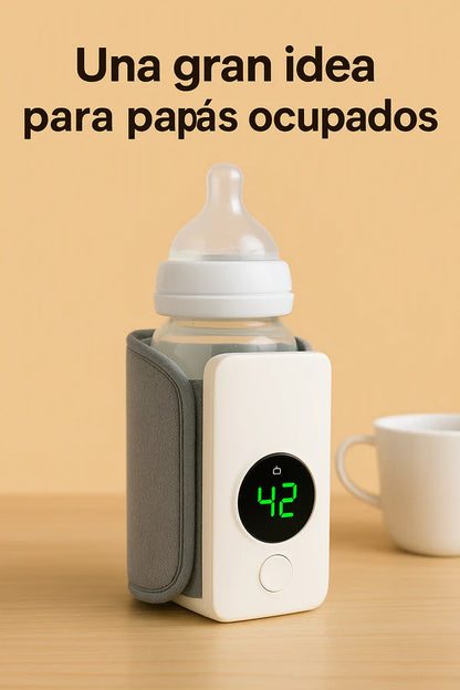 ✨ WarmyBaby – Calentador Portátil de Biberones con Pantalla LED 🍼🔥