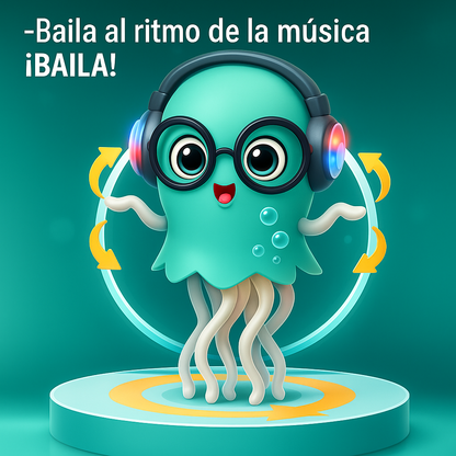 🐙Medusa Eléctrica Interactiva: Diversión, movimiento y ternura en un solo juguete 💖