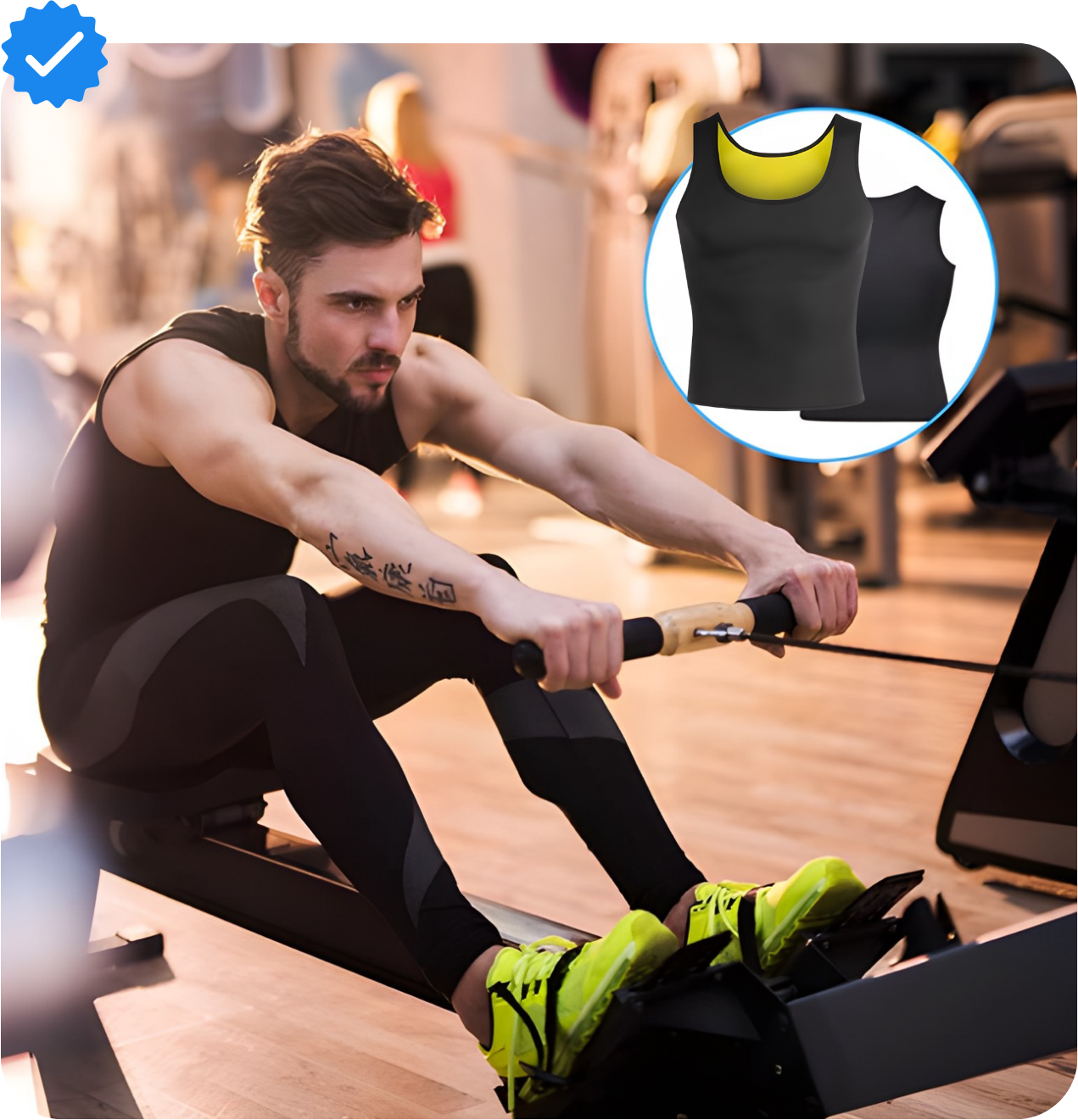 Chaleco Reductor de Neopreno para Hombre🔥