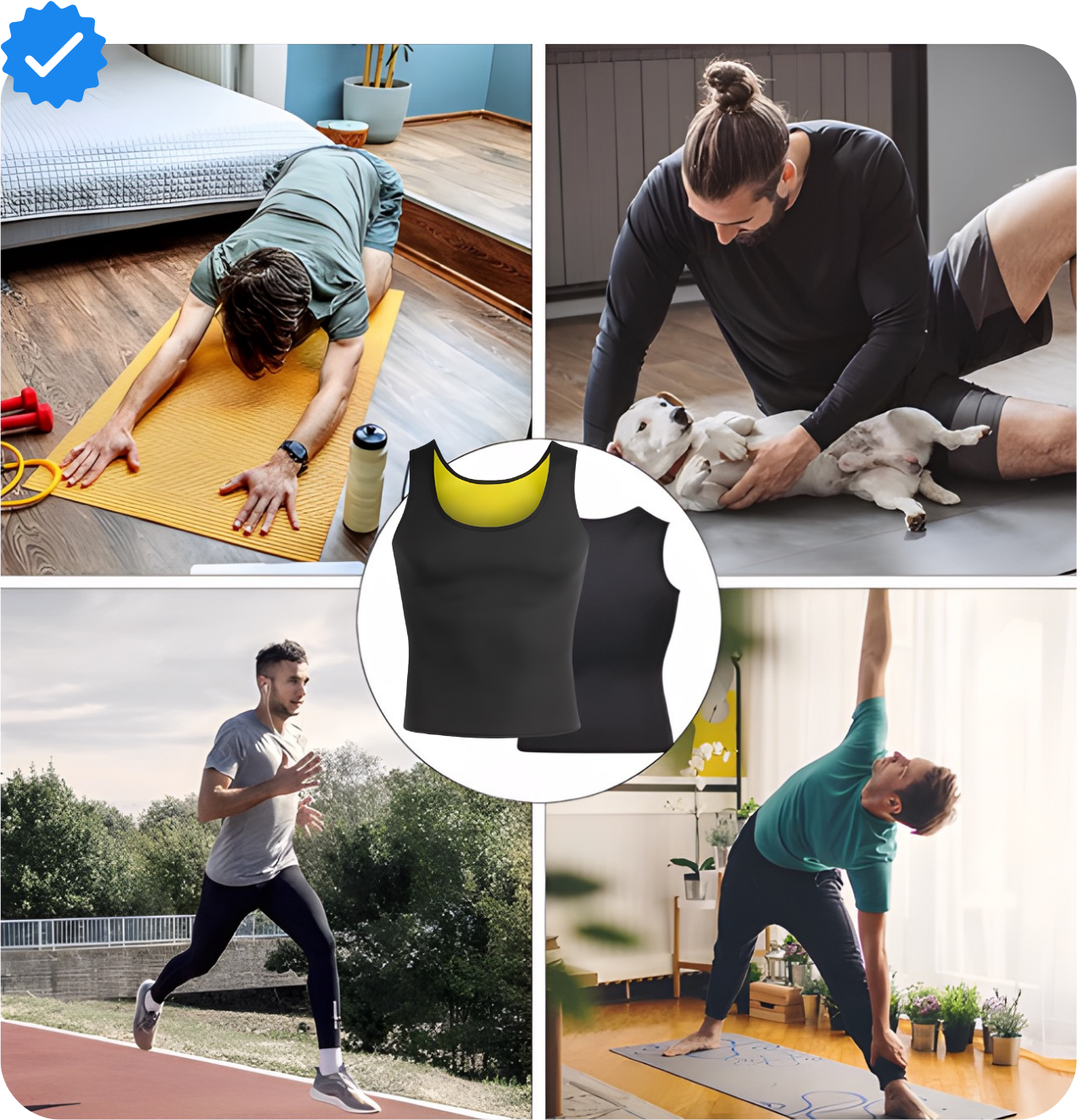 Chaleco Reductor de Neopreno para Hombre🔥