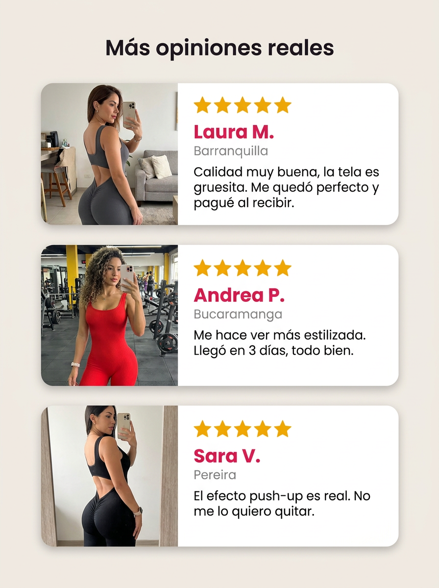 Enterizo Largo Push-Up Moldeador