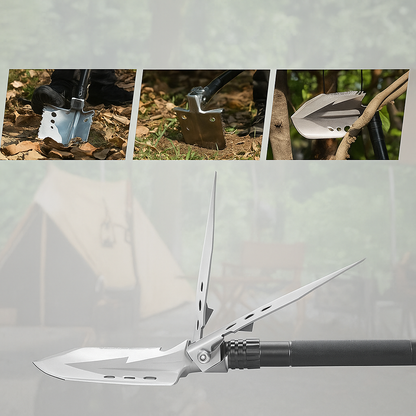 🪓 PALA MULTIFUNCIONAL PLEGABLE – TU MEJOR ALIADA AL AIRE LIBRE 🌲