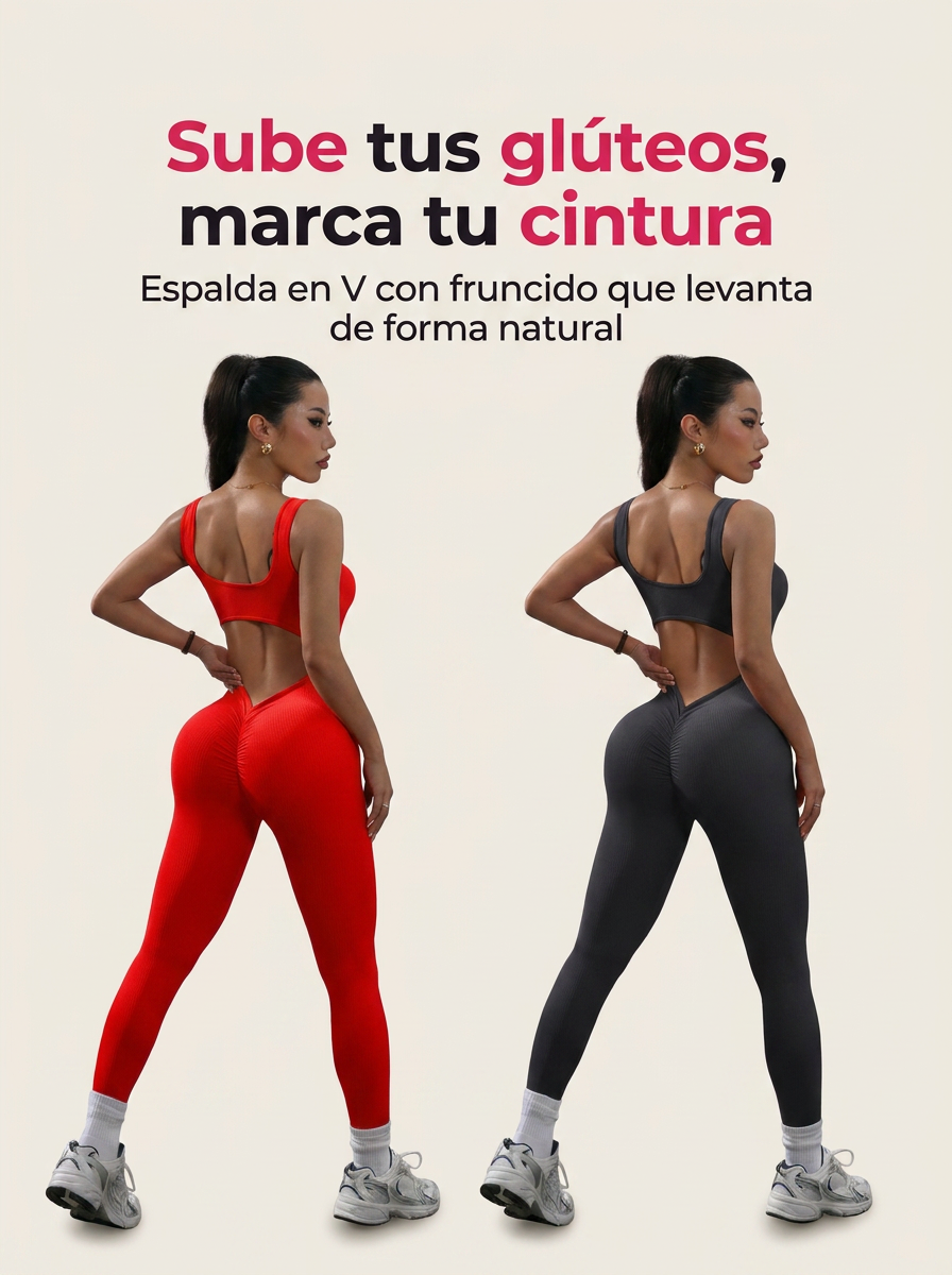 Enterizo Largo Push-Up Moldeador