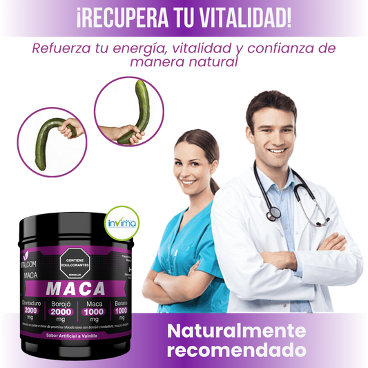 🌟 Mach Maca – Energía Natural Para Tu Cuerpo y Tu Mente🍆