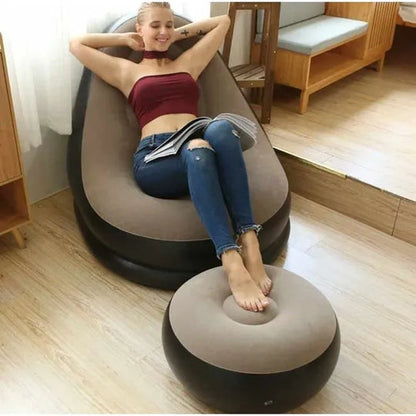Sillón Inflable Comfort, Puff Comodo