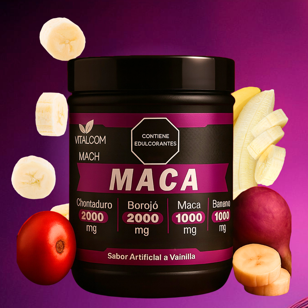 🌟 Mach Maca – Energía Natural Para Tu Cuerpo y Tu Mente🍆