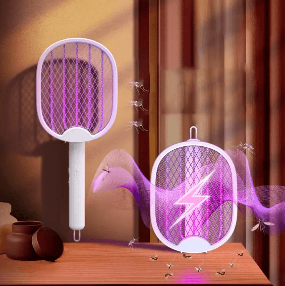 RAQUETA Y LAMPARA MATA MOSCA DP839