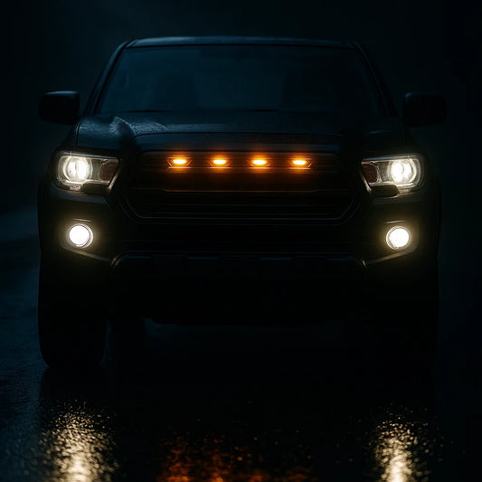 4 LUCES POTENTES TIPO RAPTOR: Brilla con estilo y maneja con más seguridad 🌧️💪