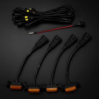 4 LUCES POTENTES TIPO RAPTOR: Brilla con estilo y maneja con más seguridad 🌧️💪