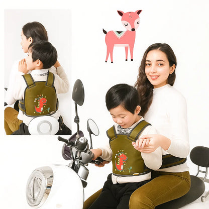 🛵 CINTURÓN INFANTIL DE SEGURIDAD PARA MOTO Y BICI 🐑