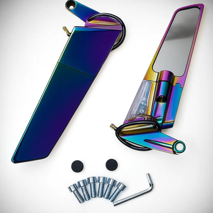 ESPEJO NAKED TORNASOL🔥: Estilo, precisión y actitud sobre dos ruedas 💨 (INCLUYE EL PAR)