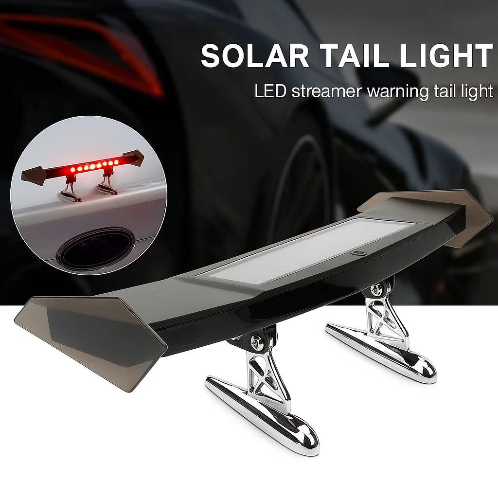 Turbo Wing:⚡ Alerón Solar con Luz LED, Tecnología y Estilo en Uno.✨