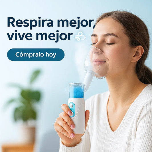 🌬️ NEBULIZADOR PORTATIL:🫁 Di adiós a la tos y al malestar, respira tranquilo otra vez Ref. 3