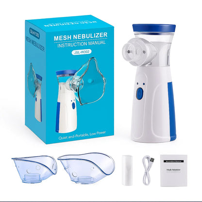 🌬️ NEBULIZADOR PORTATIL:🫁 Di adiós a la tos y al malestar, respira tranquilo otra vez