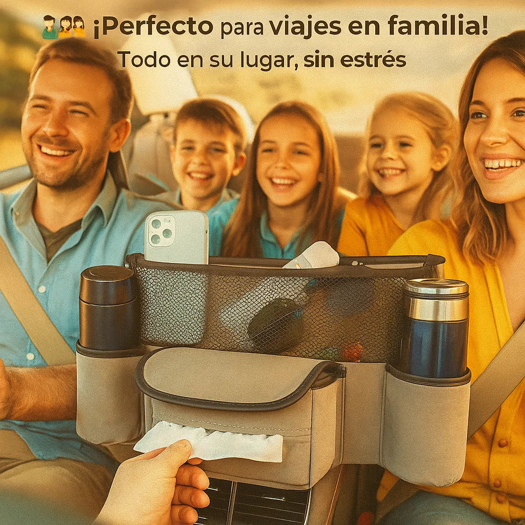 ORGANIZADOR DE CARRO: 🧳 ¡Tu carro limpio, ordenado y con estilo!