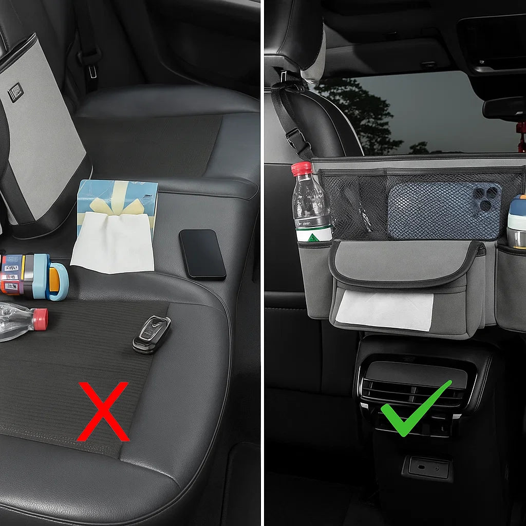ORGANIZADOR DE CARRO: 🧳 ¡Tu carro limpio, ordenado y con estilo!