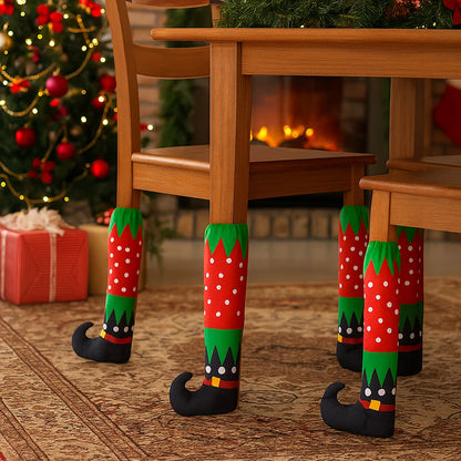 🎅 Fundas Navideñas para Sillas (Pack de 4)