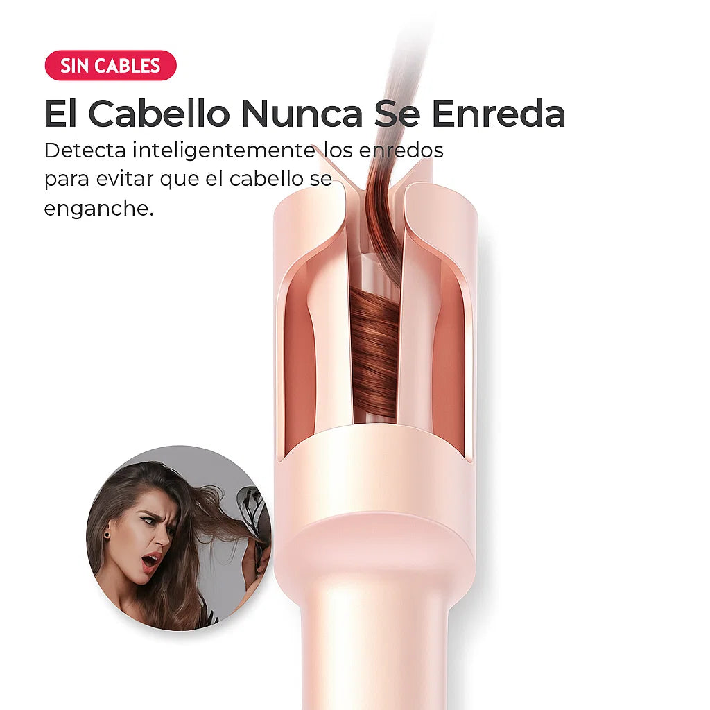 🌸 RISADOR AUTOMATICO: Rizos perfectos en minutos, sin esfuerzo