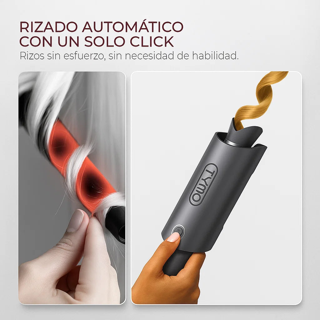 🌸 RISADOR AUTOMATICO: Rizos perfectos en minutos, sin esfuerzo