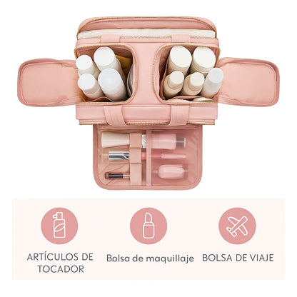 LumiBag: Bolsa cosmética de viaje premium🌸💄