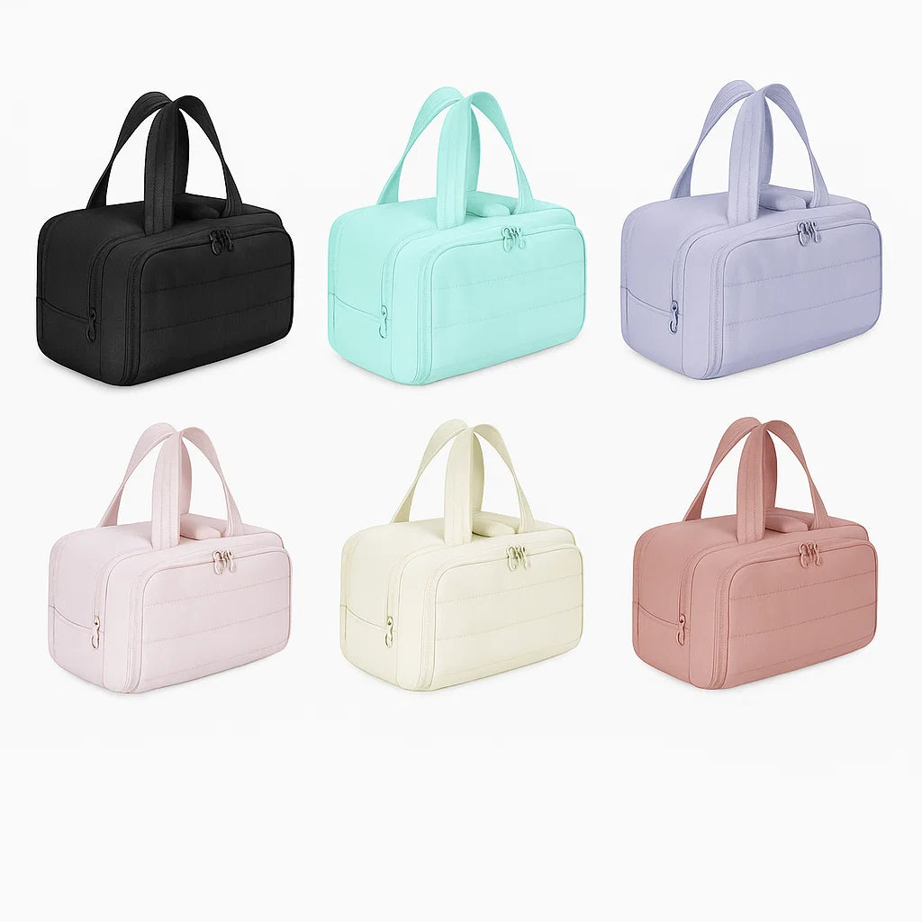 LumiBag: Bolsa cosmética de viaje premium🌸💄