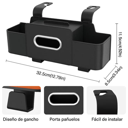 🔥🚘ORGANIZADOR PAR AAUTO 3 EN 1:  ¡mantenga su vehículo limpio y organizado!
