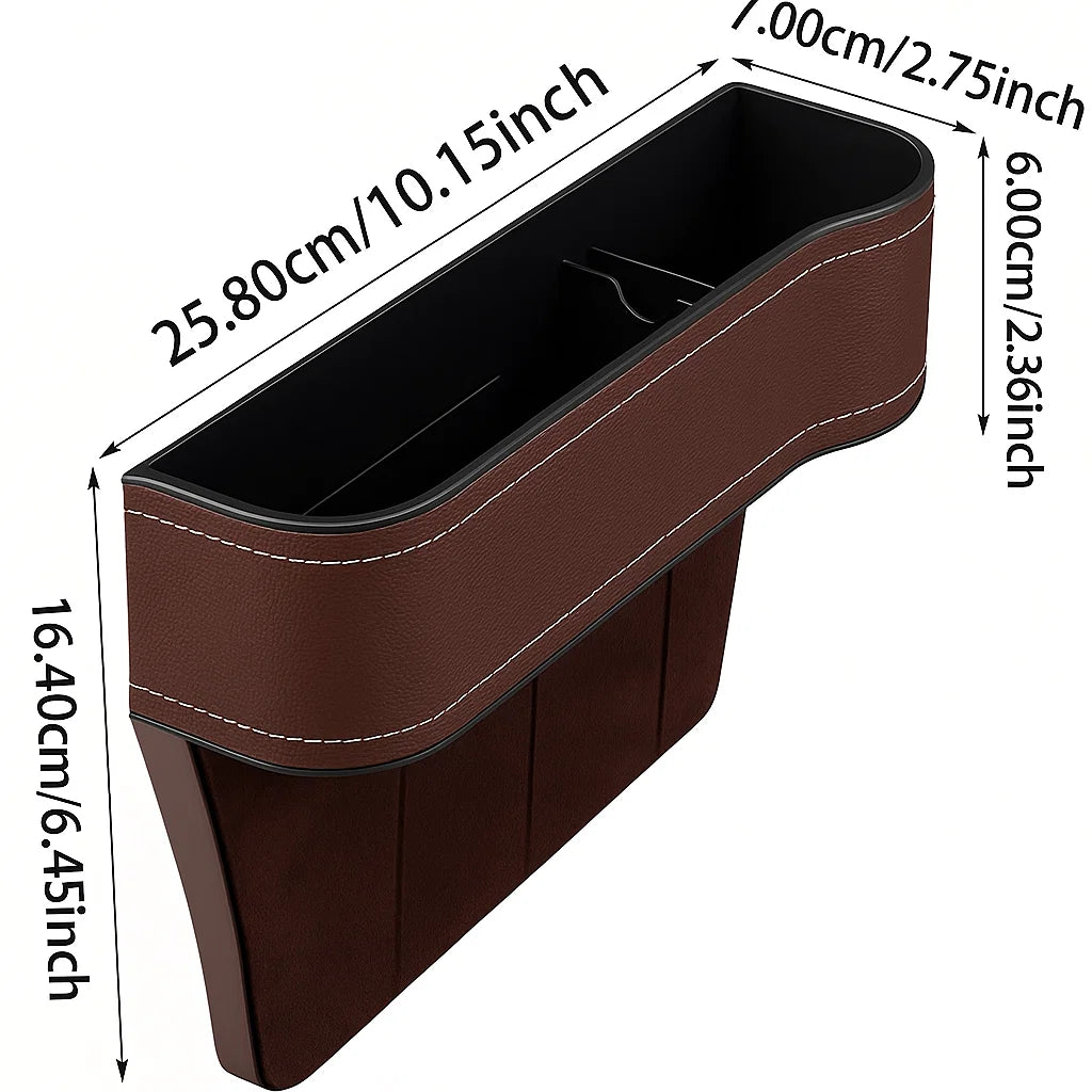 Organizador Lateral de Cuero: 🚘 ORGANIZA TU AUTO EN SEGUNDOS