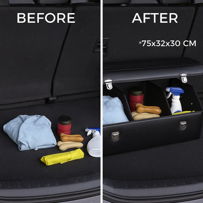 💎Organizador de maletero plegable de lujo: 🚘 ORGANIZA TU MALETERO CON ESTILO Y ELEGANCIA