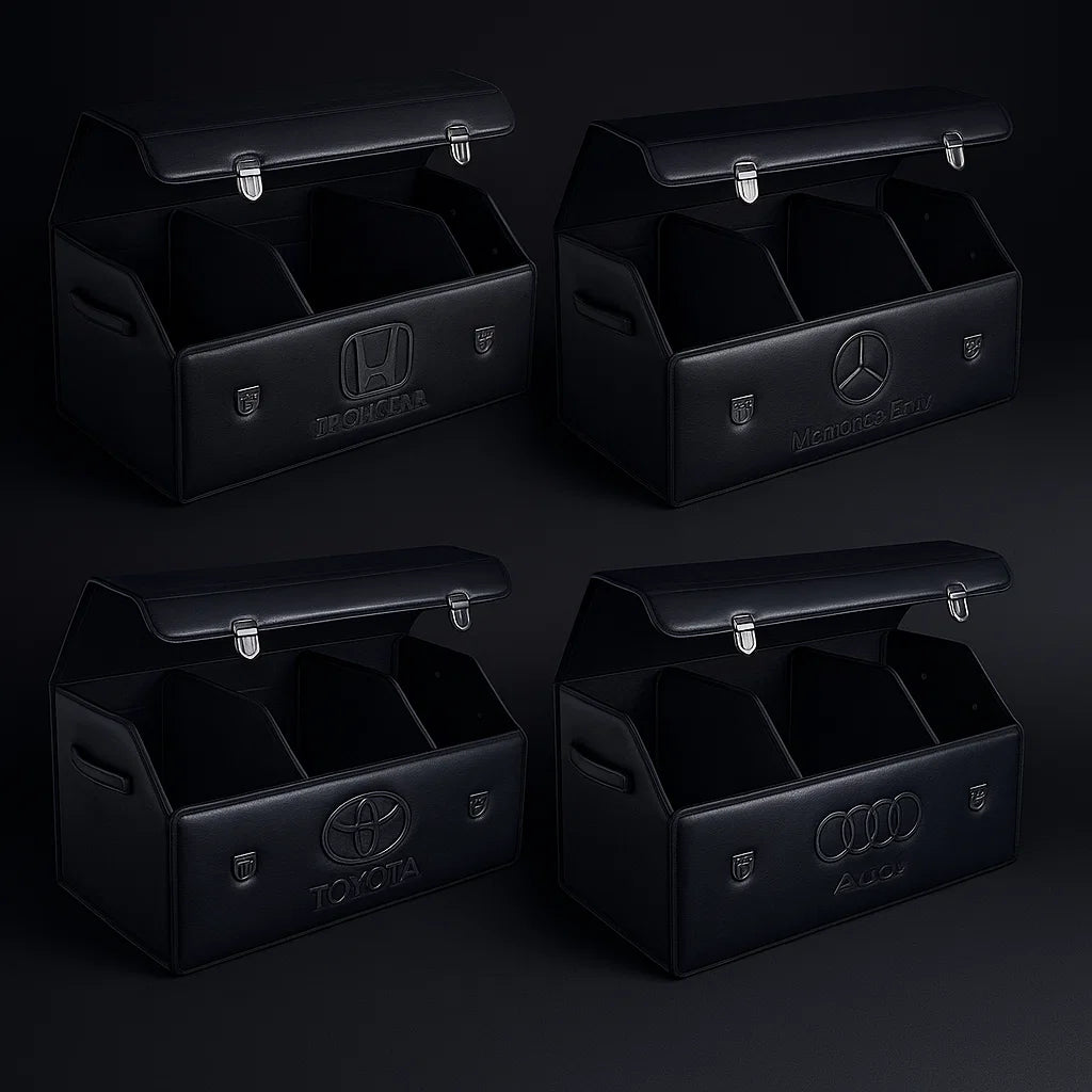 💎Organizador de maletero plegable de lujo: 🚘 ORGANIZA TU MALETERO CON ESTILO Y ELEGANCIA