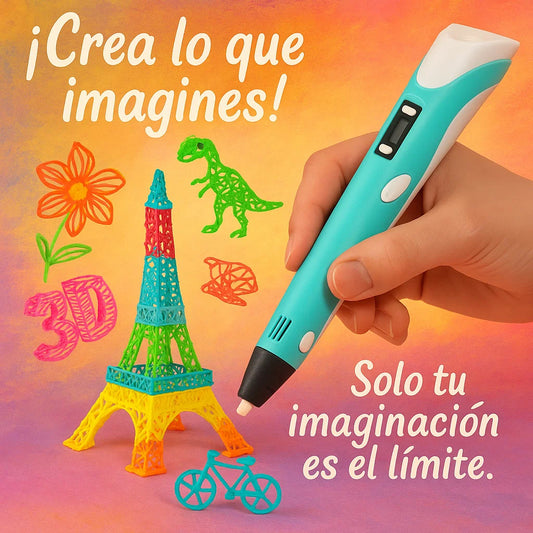 🎨Lápiz 3D Pen Original: ¡Dale vida a tu imaginación!💡