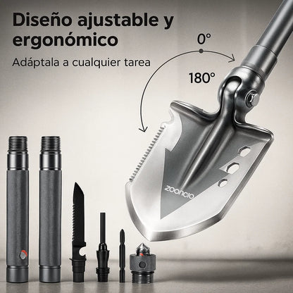 🪓 PALA MULTIFUNCIONAL PLEGABLE – TU MEJOR ALIADA AL AIRE LIBRE 🌲