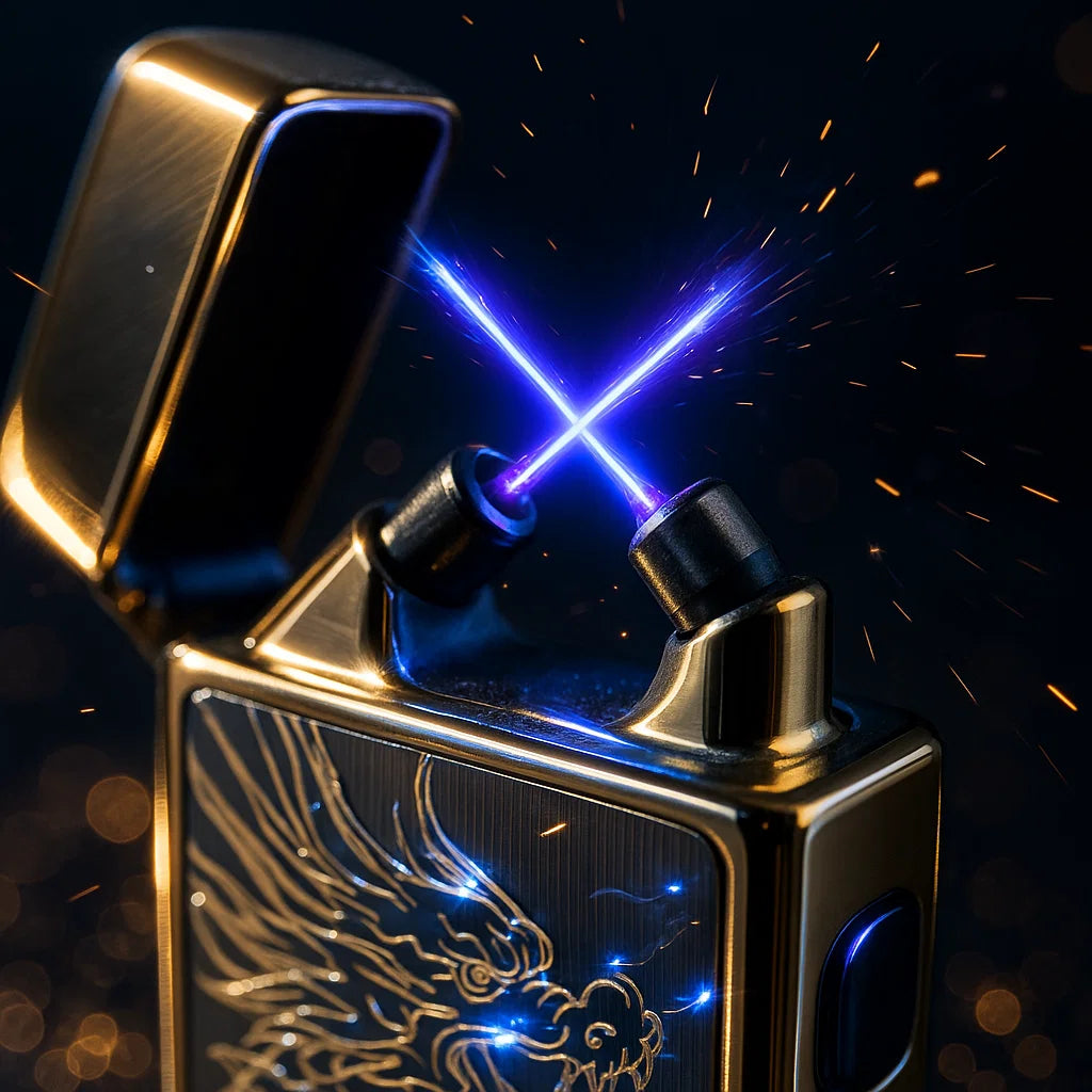 ⚡ Encendedor Eléctrico Gold Dragon USB