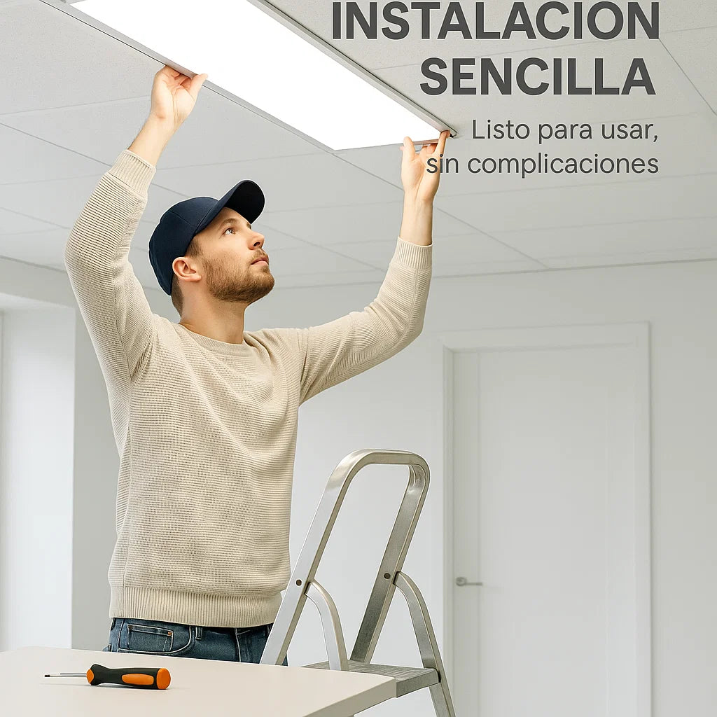 💡 PANEL LED 45W RECTANGULAR 30x120 cm