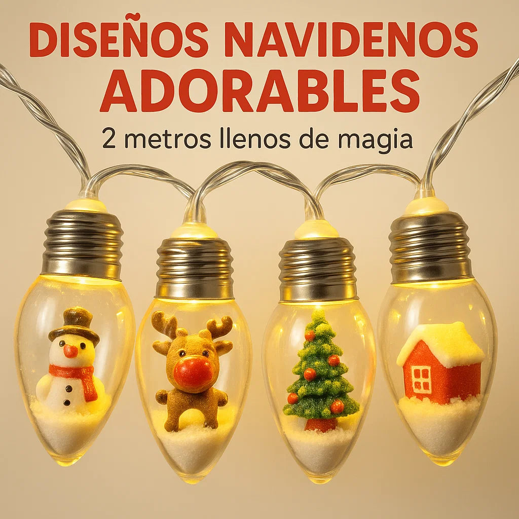 🎄✨BOMBILLOS LED MULTI-FIGURAS 🎄✨
