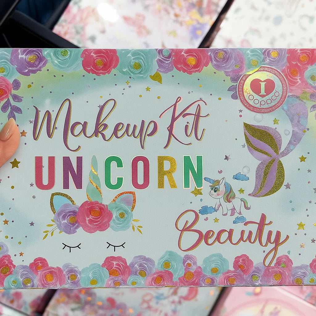 🦄✨ Set de Maquillaje y Accesorios de Unicornio para Niñas