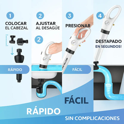 🚽💥 Bomba Destapadora de Alta Potencia – Adiós a Cualquier Obstrucción