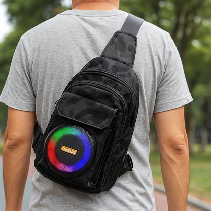 🎒 Mochila Cangurera Táctica con Bocina Bluetooth