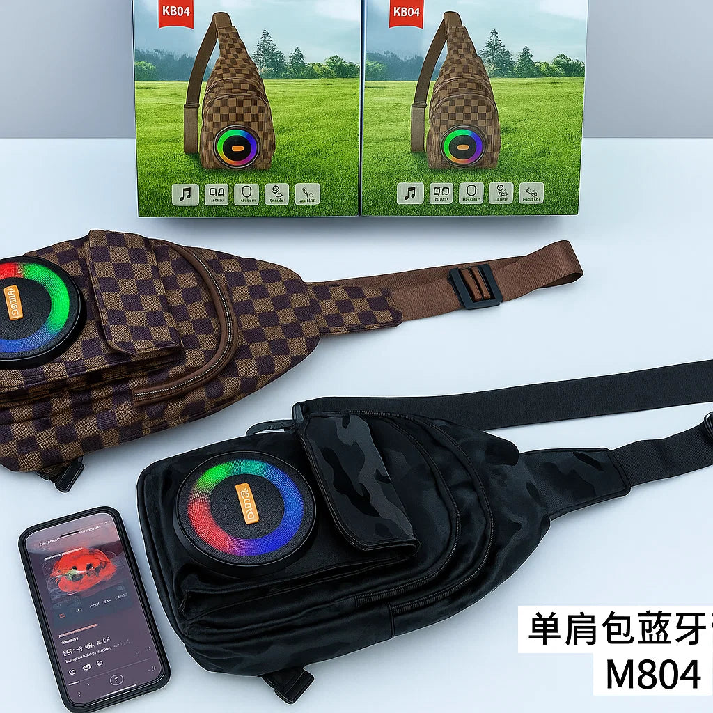 🎒 Mochila Cangurera Táctica con Bocina Bluetooth