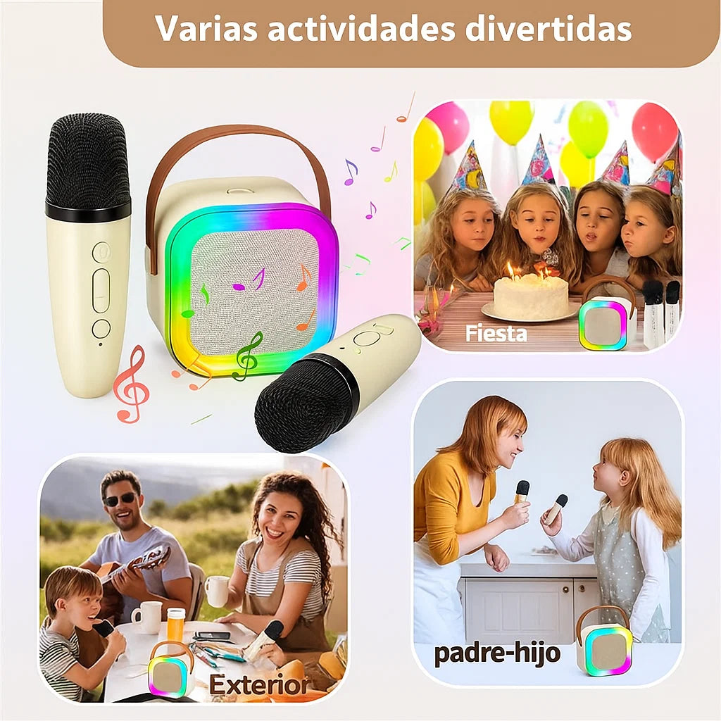 🎤✨ Karaoke Kids™ – El Miniparlante que Convierte Cualquier Momento en Show