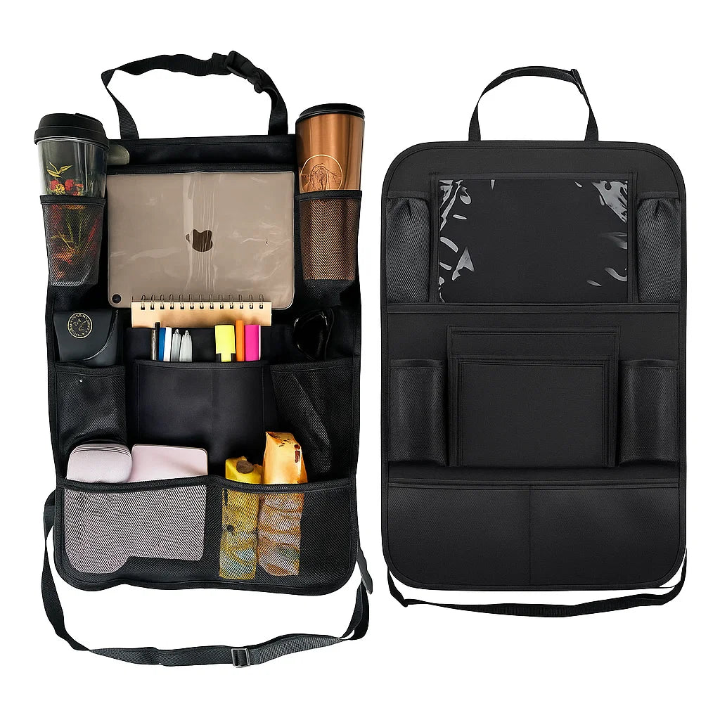 🚗✨ ORGANIZADOR DE ASIENTO PARA CARRO – MULTIBOLSILLO