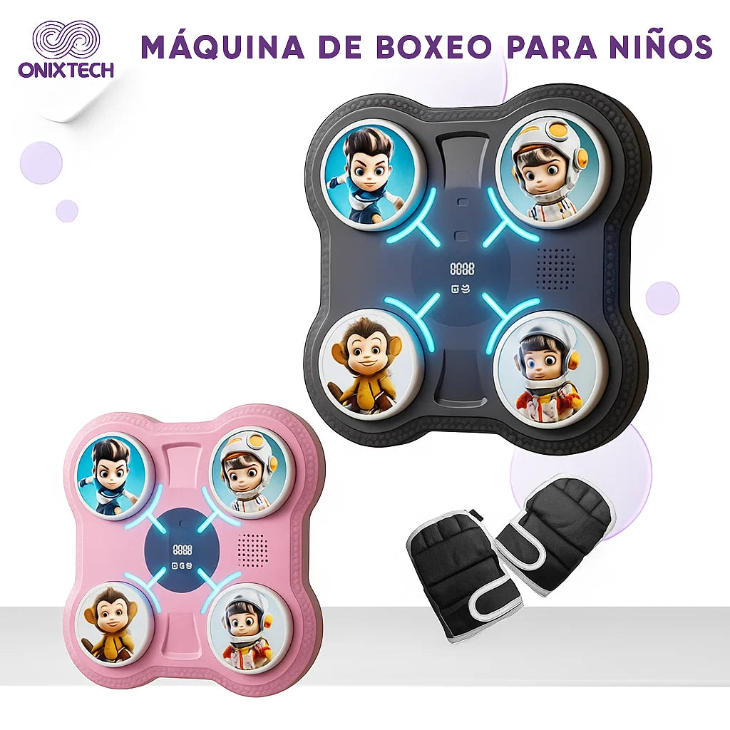 🥊 MÁQUINA DE BOXEO MUSICAL PARA NIÑOS