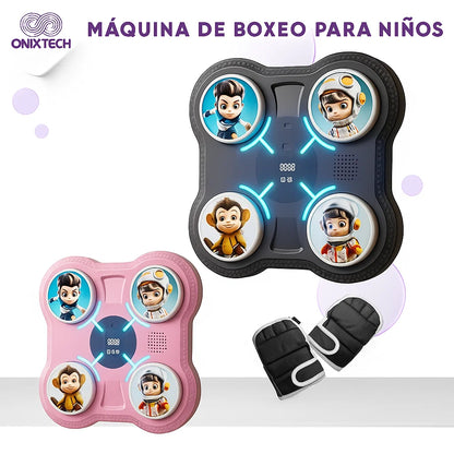 🥊 MÁQUINA DE BOXEO MUSICAL PARA NIÑOS
