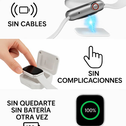 🔋 Cargador de Reloj Inalámbrico – Portátil, Inteligente y Siempre Contigo